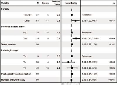 Development of a dynamic risk system for predicting the risk of recurrence and progression in patients with non-muscle-invasive bladder cancer after thulium laser resection of bladder tumor or transurethral resection of bladder tumor followed by intravesical BCG instillation